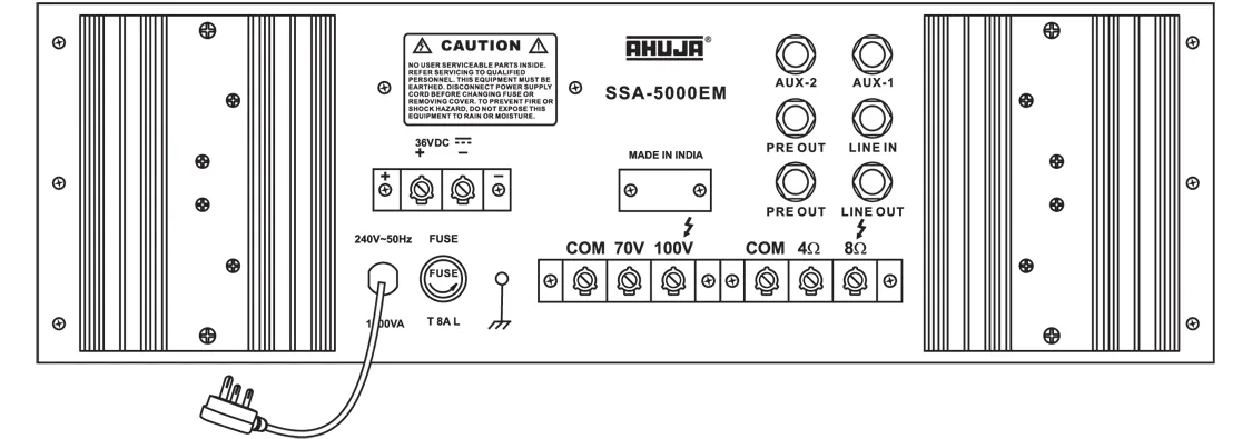 Ahuja SSA-5000EM — side view