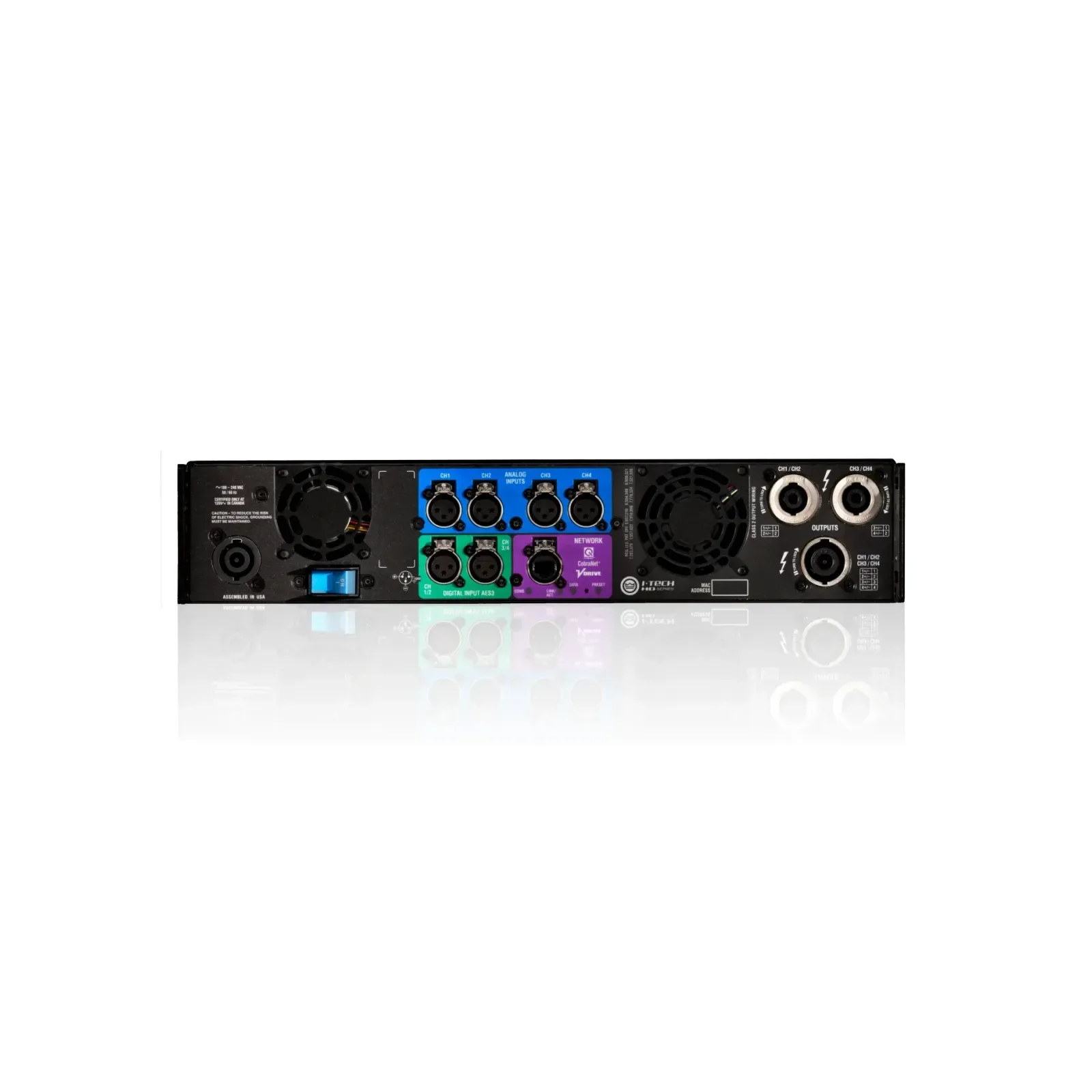 Crown I-Tech 4x3500HD — rear panel