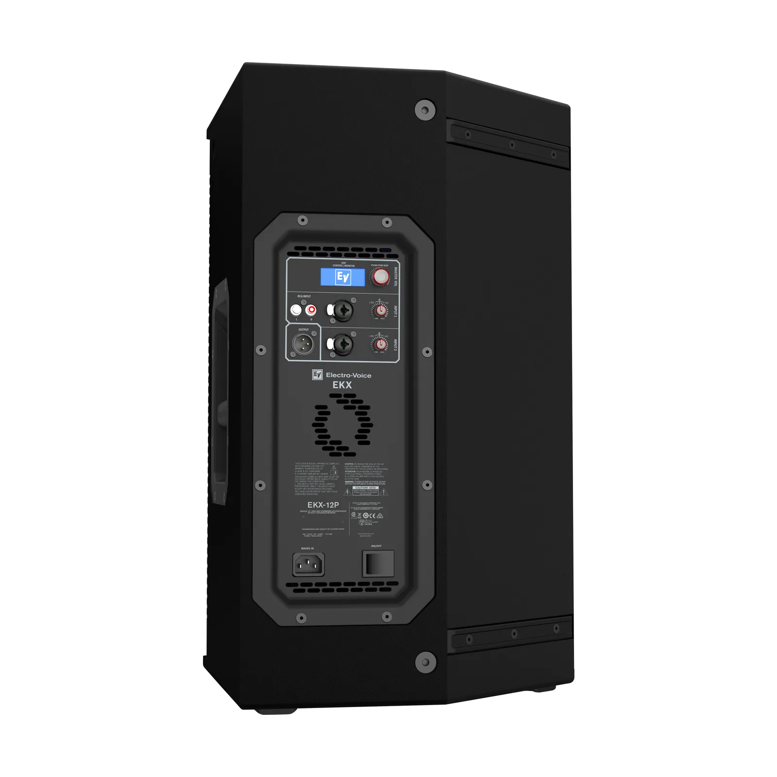 Electro-Voice EKX-12P — rear panel
