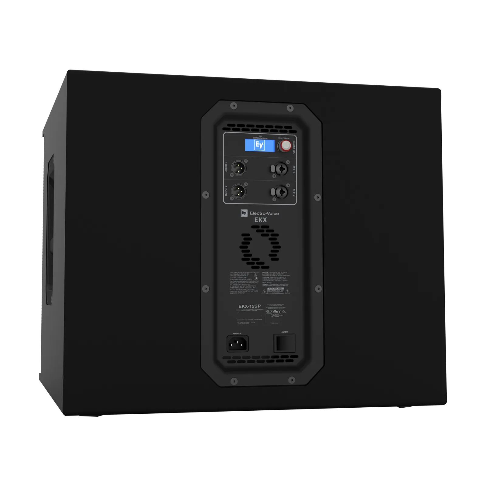 Electro-Voice EKX-15SP — rear panel