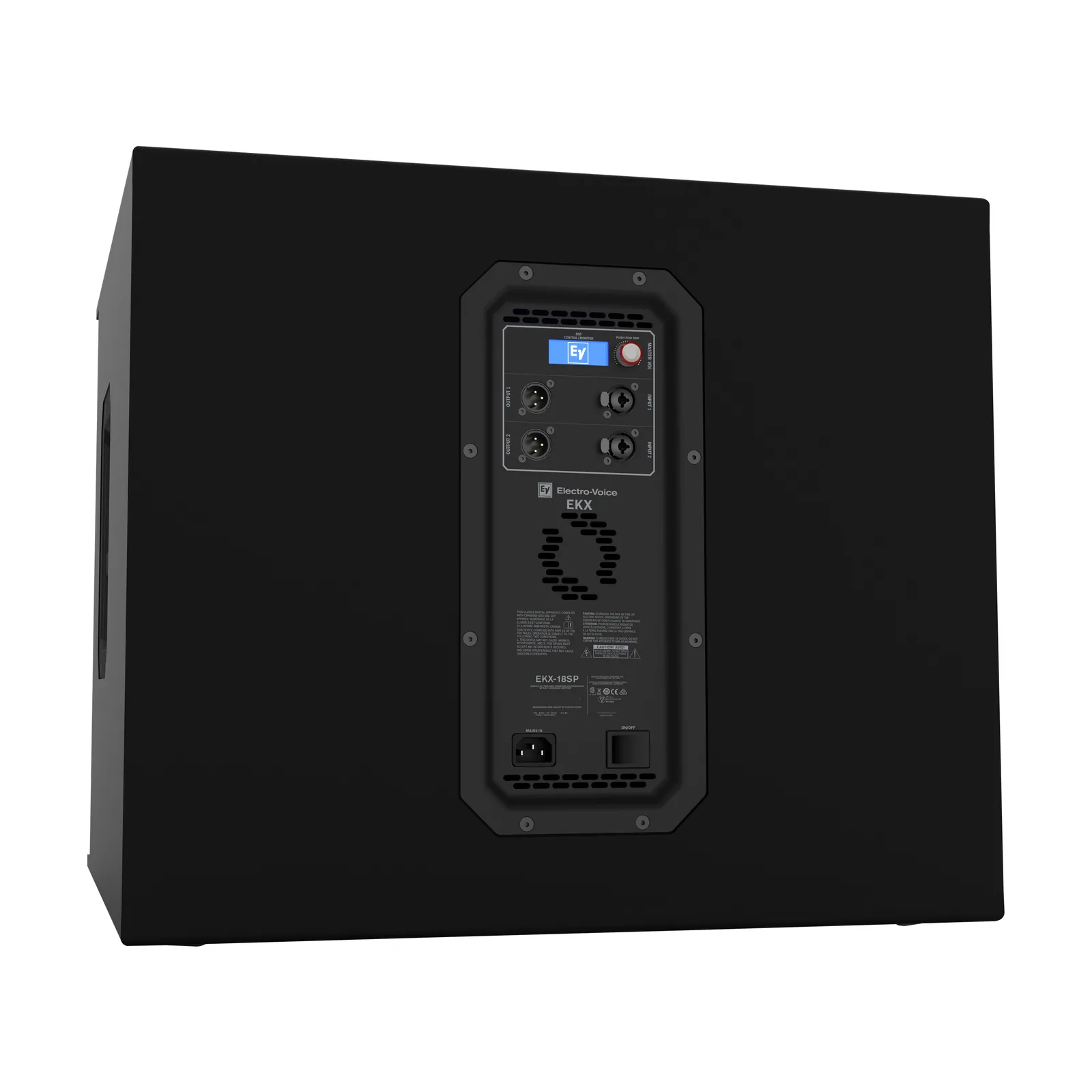 Electro-Voice EKX-18SP — rear panel