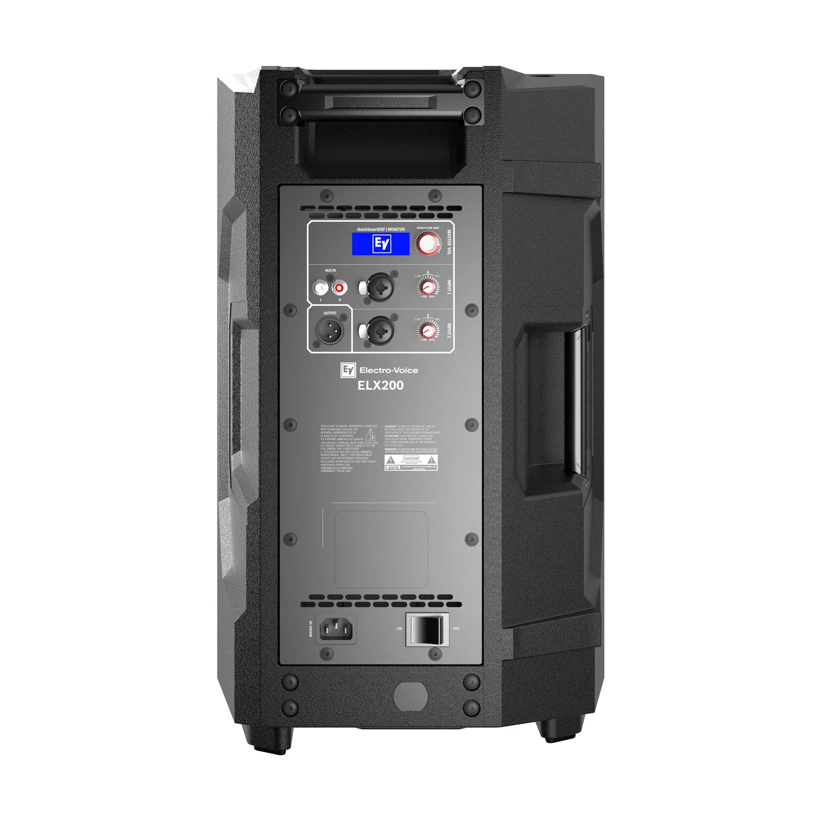 Electro-Voice ELX200-10P — rear panel