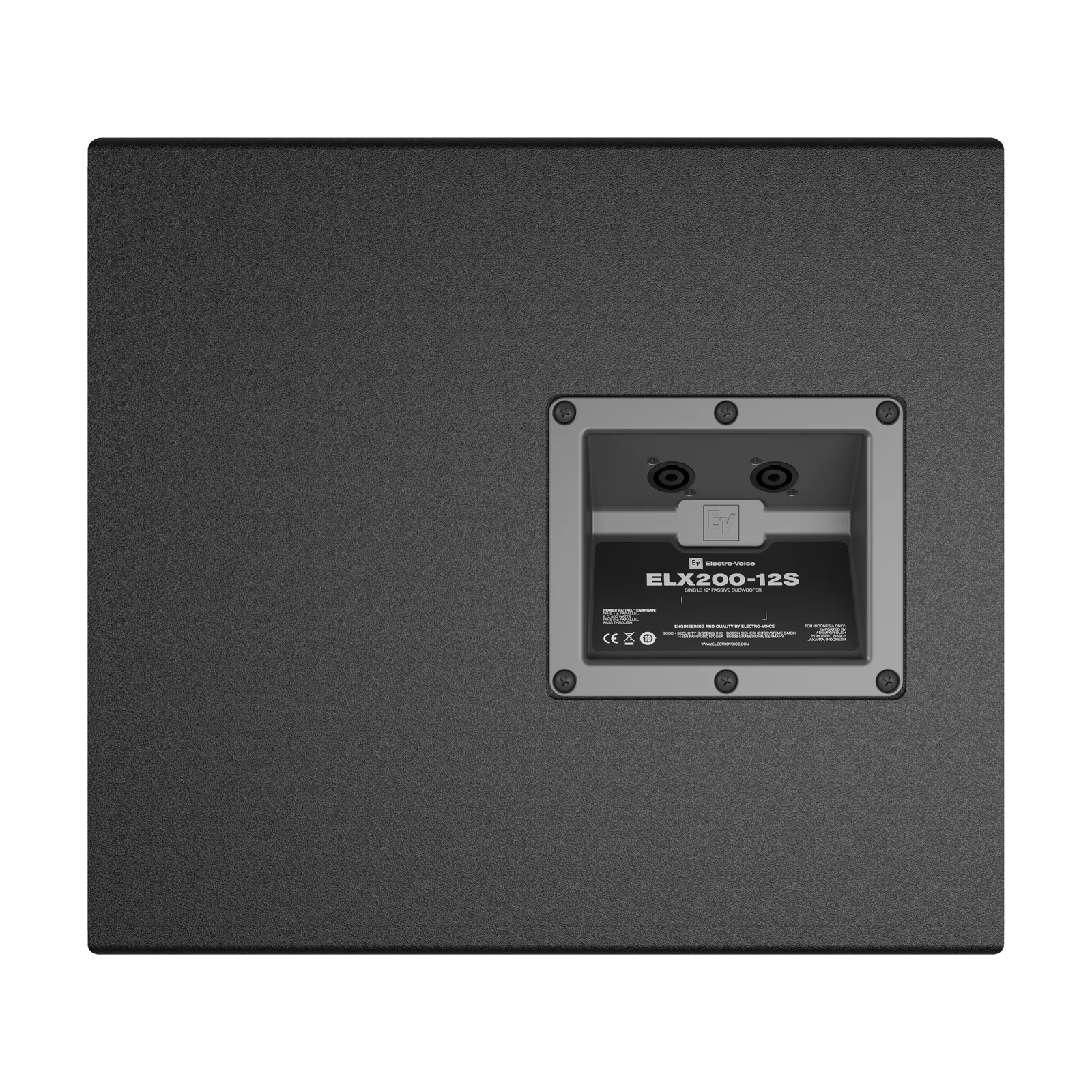 Electro-Voice ELX200-12S — rear panel