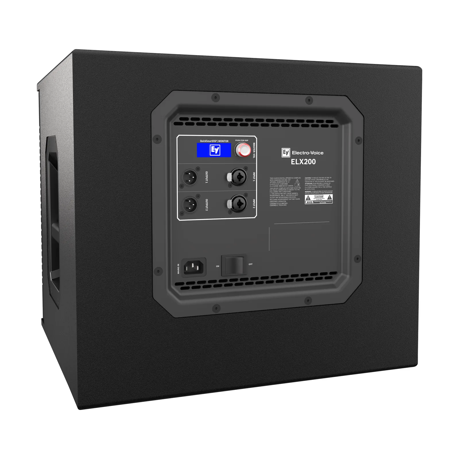 Electro-Voice ELX200-12SP — rear panel