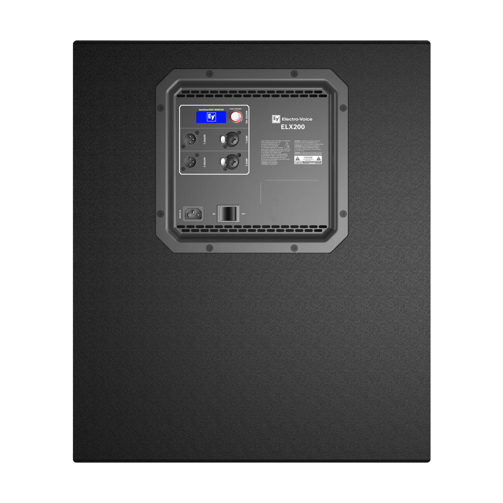 Electro-Voice ELX200-18SP — rear panel
