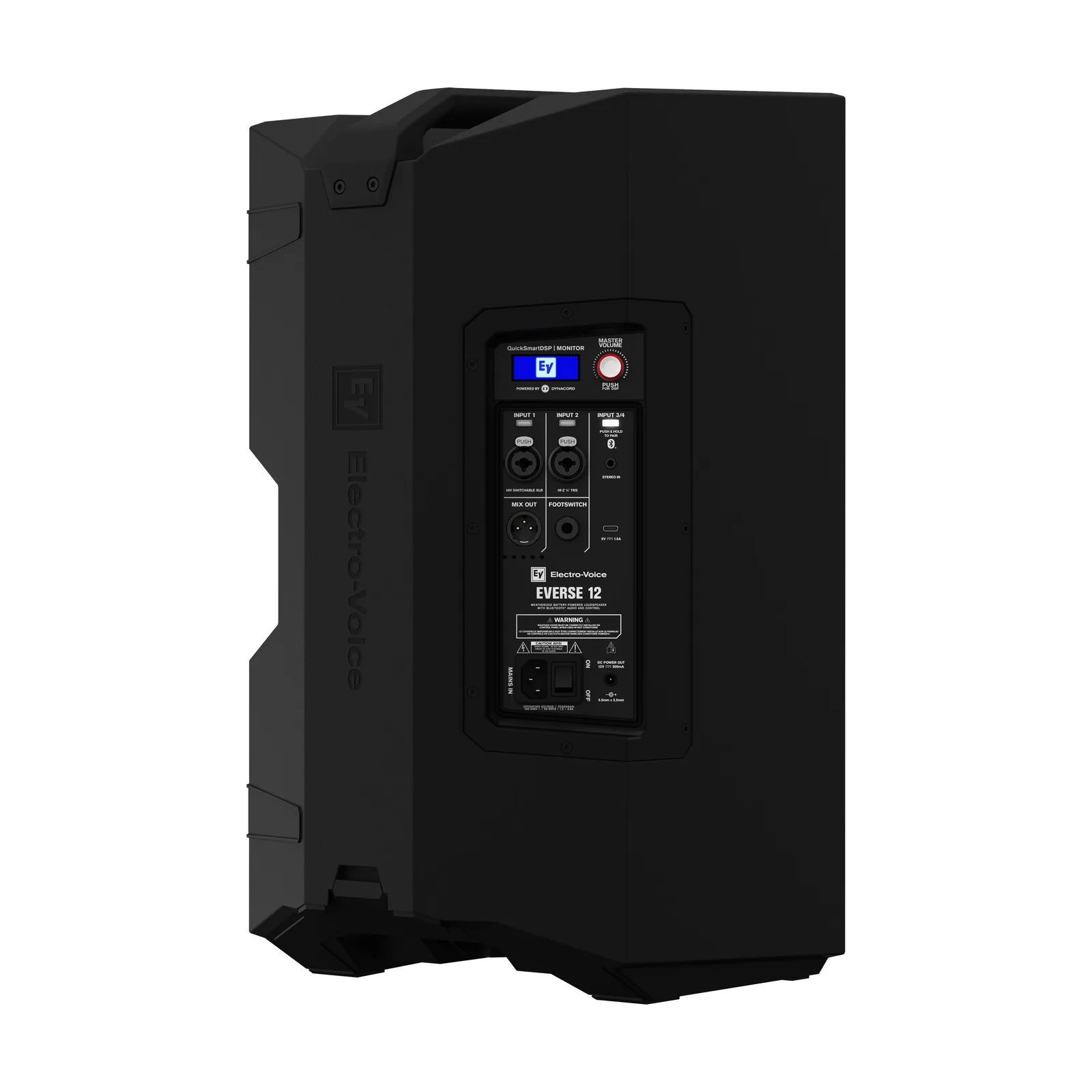 Electro-Voice EVERSE 12 — rear panel