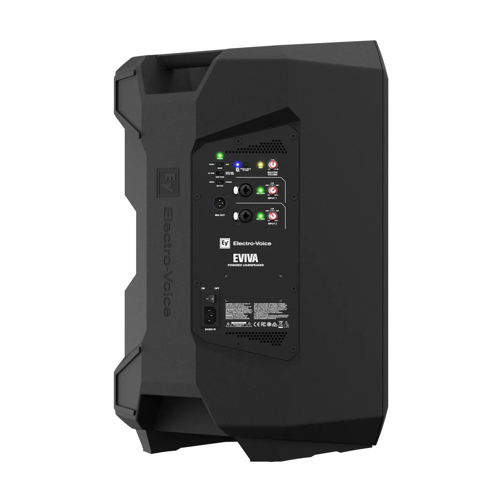Electro-Voice EVIVA 12P — rear panel