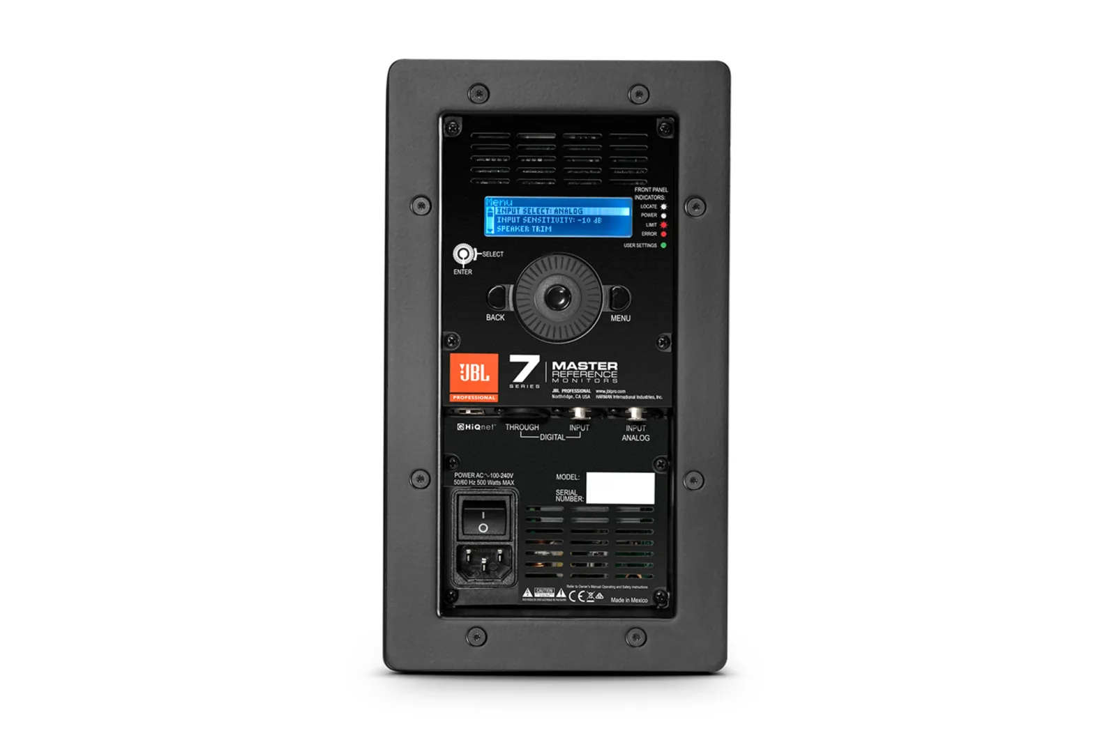 JBL 705P — rear panel