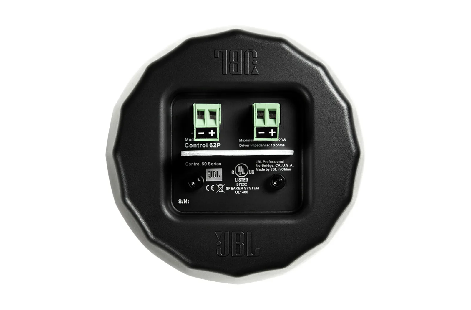 JBL Control 62P — side view
