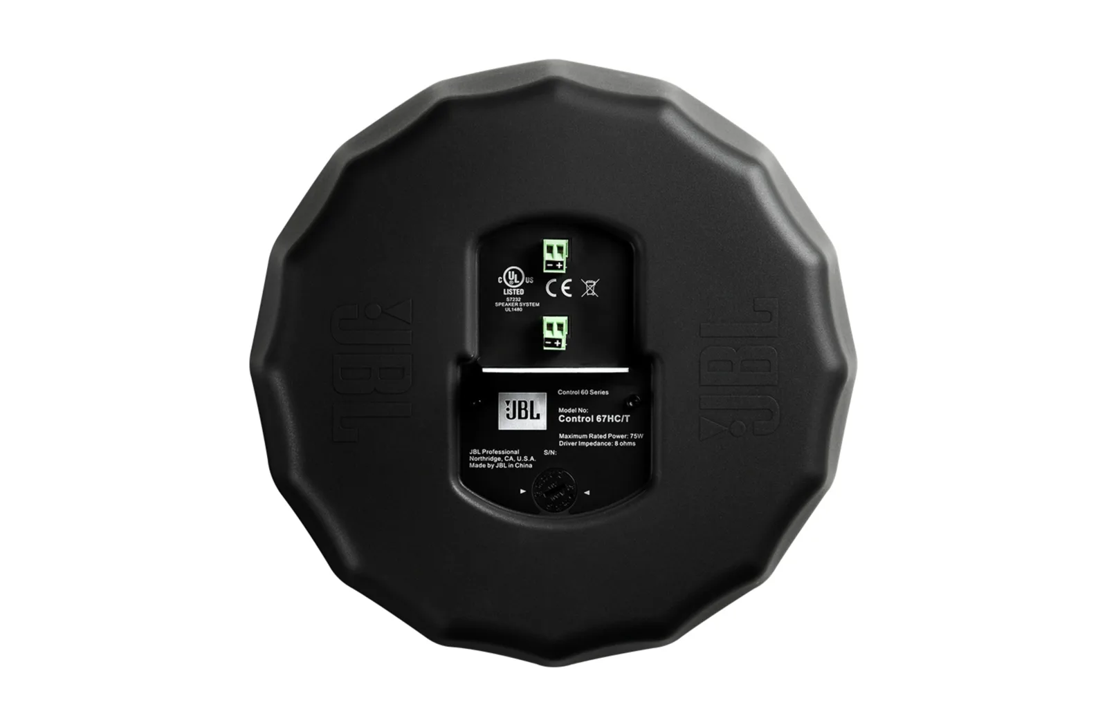 JBL Control 67 HC/T — side view