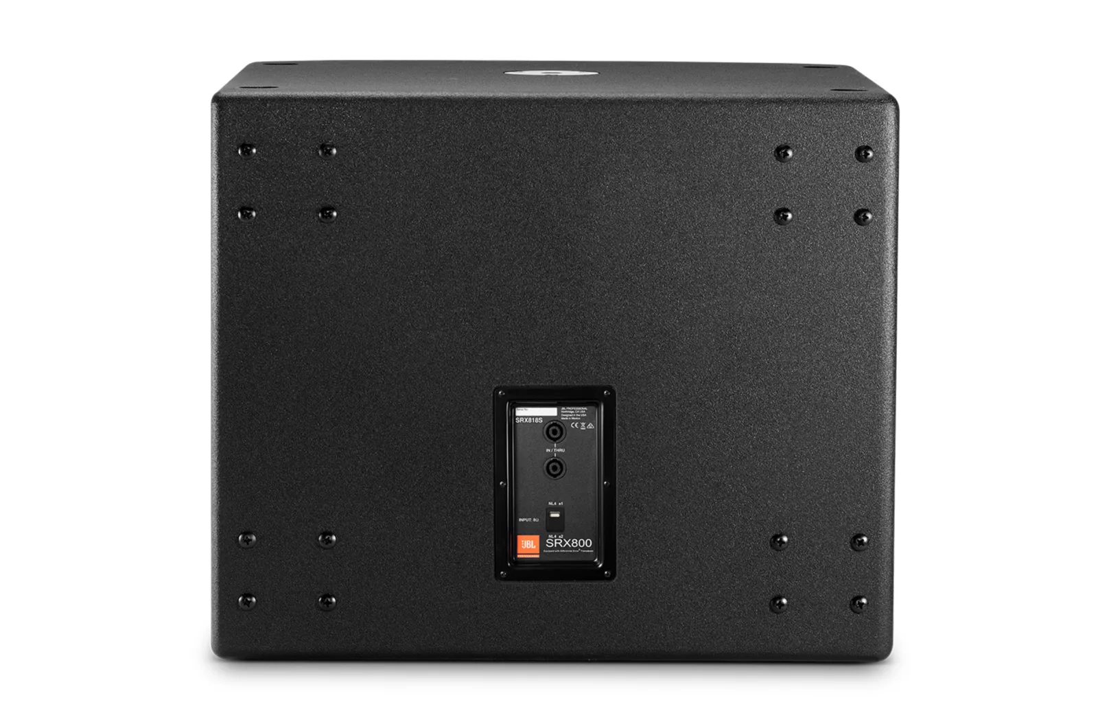 JBL SRX818S — rear panel