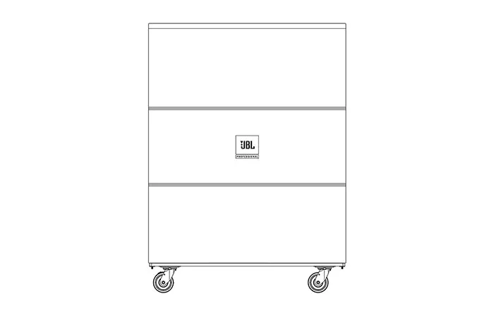 JBL VTX S28 — rear panel