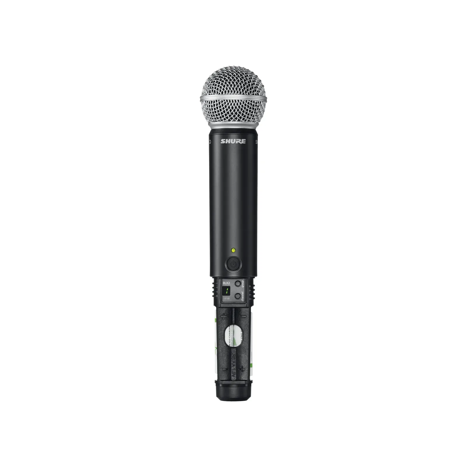 Shure BLX24/SM58 — rear panel