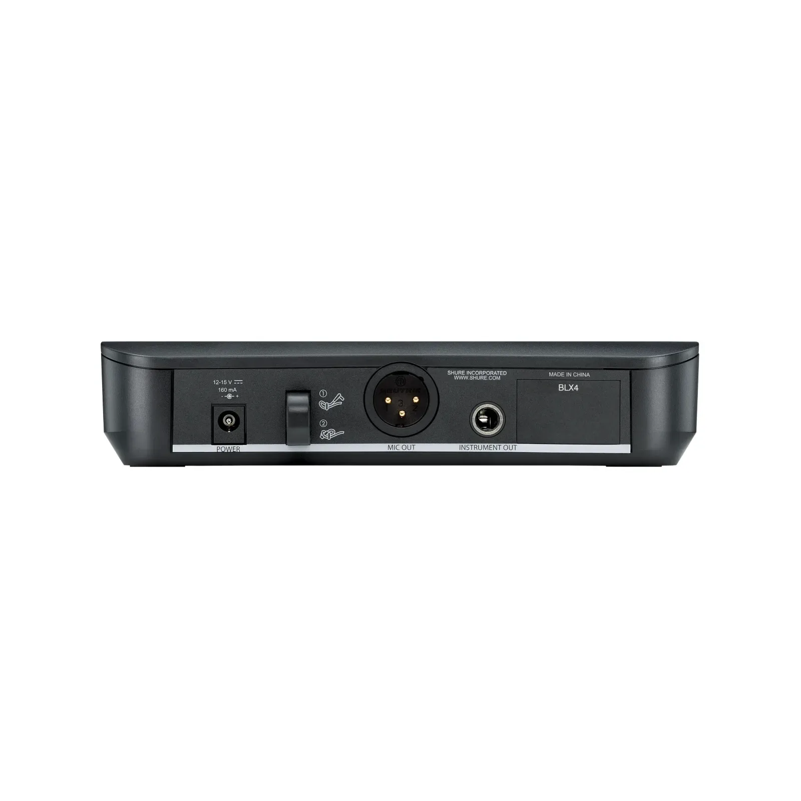 Shure BLX24/SM58 — alternate angle
