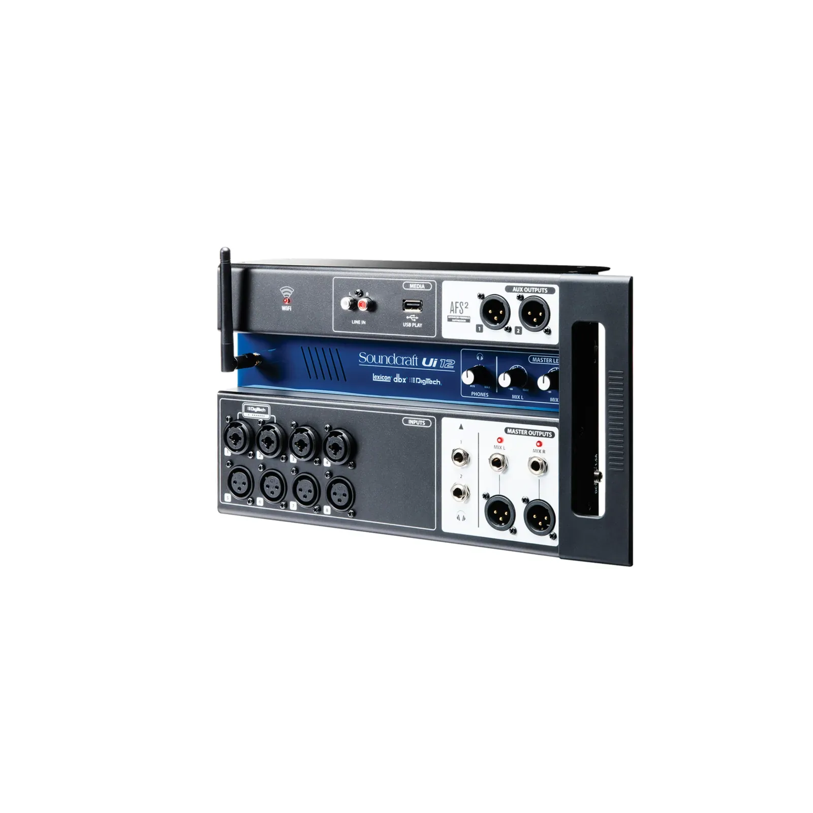 Soundcraft Ui12 — side view
