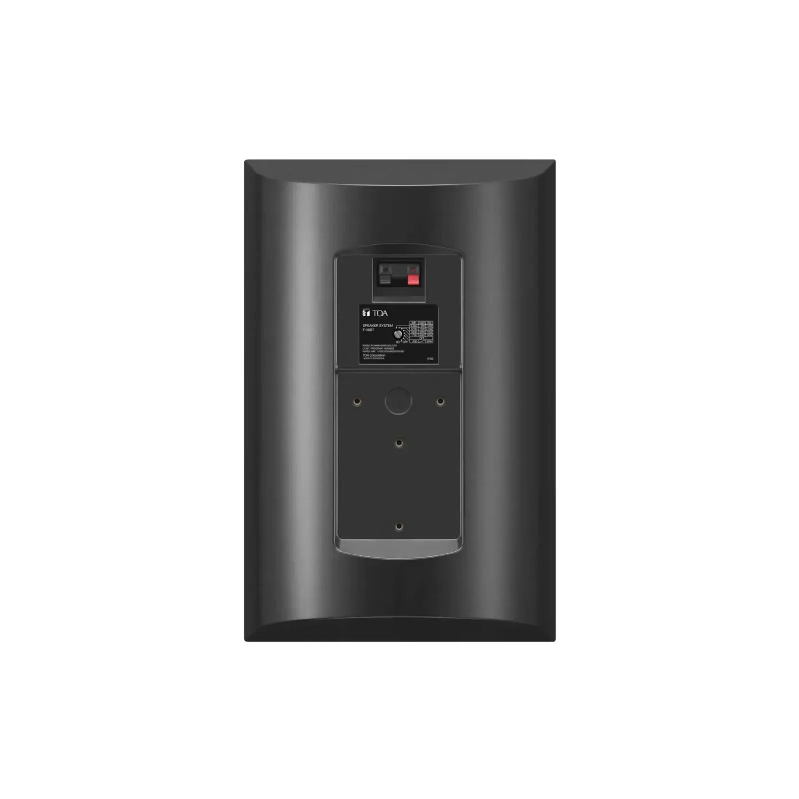 TOA F-08BT — rear panel