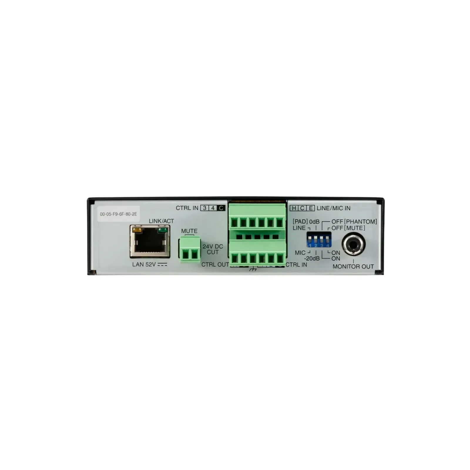 TOA IP-A1PG — rear panel
