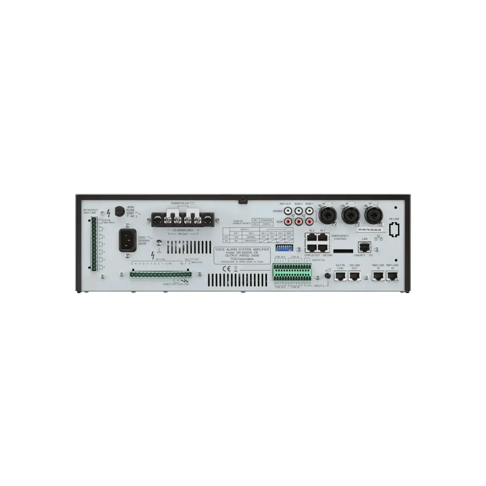 TOA VM-3240VA — side view
