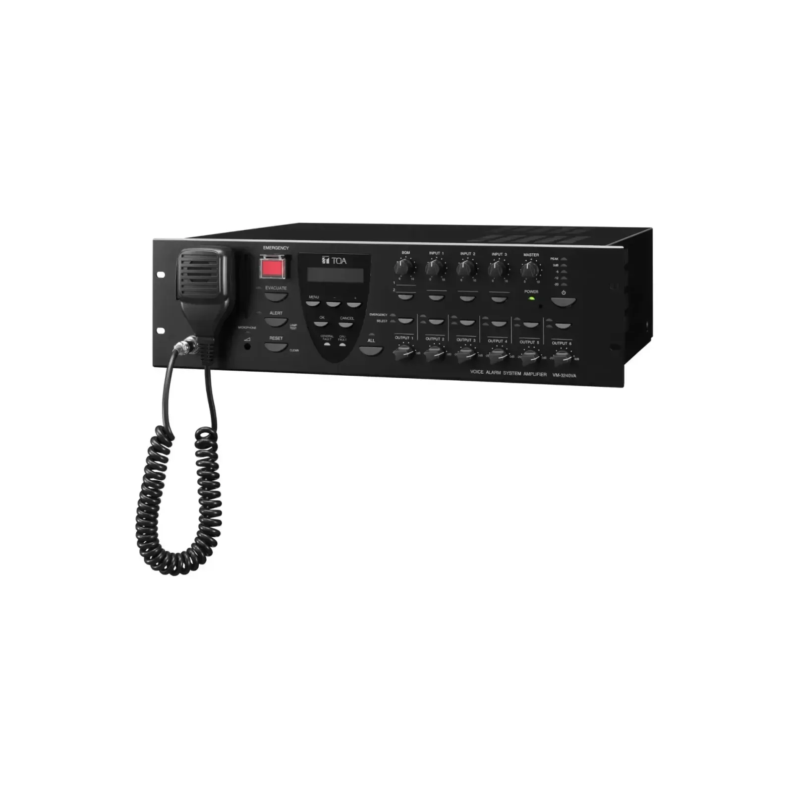 TOA VM-3240VA — rear panel