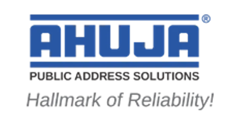 Ahuja official logo — audio brand