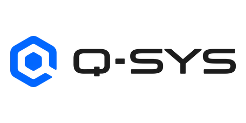 Q-SYS official logo — audio & conferencing brand